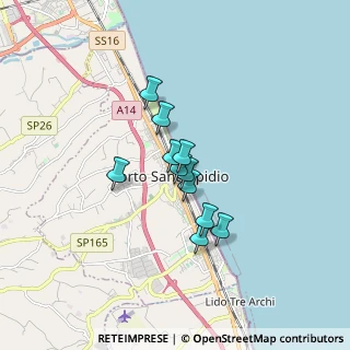 Mappa Via Indipendenza, 63821 Porto Sant'Elpidio FM, Italia (1.10636)
