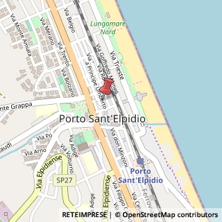 Mappa Via Principe Umberto, 12, 63821 Porto Sant'Elpidio, Fermo (Marche)