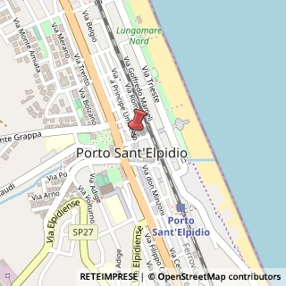 Mappa Via dei Mille, 19, 63821 Porto Sant'Elpidio, Fermo (Marche)