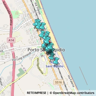 Mappa Via Indipendenza, 63821 Porto Sant'Elpidio FM, Italia (0.239)