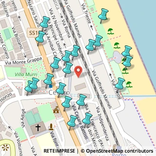 Mappa Via Indipendenza, 63821 Porto Sant'Elpidio FM, Italia (0.139)