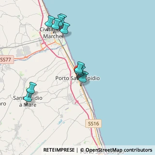 Mappa Via Indipendenza, 63821 Porto Sant'Elpidio FM, Italia (3.92455)