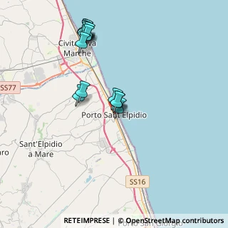 Mappa Via Indipendenza, 63821 Porto Sant'Elpidio FM, Italia (4.02733)