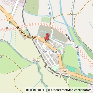 Mappa Via della Mercanzia,  26, 53100 Siena, Siena (Toscana)