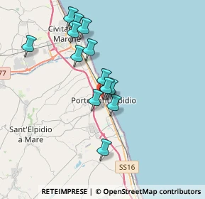 Mappa Via S. Giovanni Bosco, 63018 Porto Sant'Elpidio FM, Italia (3.37231)