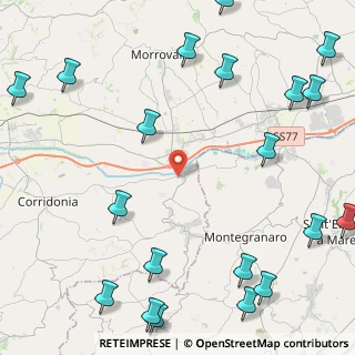Mappa Via Bore Chienti, 62015 Monte San Giusto MC, Italia (6.814)