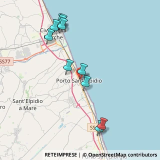 Mappa Via Goffredo Mameli, 63821 Porto Sant'Elpidio FM, Italia (4.63273)