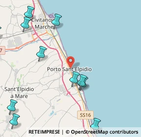 Mappa Via Goffredo Mameli, 63821 Porto Sant'Elpidio FM, Italia (5.97727)