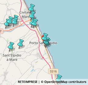 Mappa Via Goffredo Mameli, 63821 Porto Sant'Elpidio FM, Italia (4.71071)
