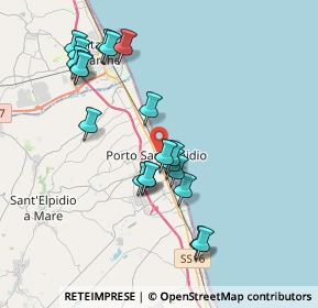 Mappa Via Goffredo Mameli, 63821 Porto Sant'Elpidio FM, Italia (3.84)