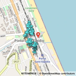 Mappa Via Goffredo Mameli, 63821 Porto Sant'Elpidio FM, Italia (0.175)