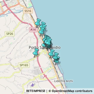 Mappa Via Goffredo Mameli, 63821 Porto Sant'Elpidio FM, Italia (0.8285)