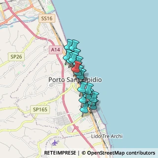 Mappa Via Goffredo Mameli, 63821 Porto Sant'Elpidio FM, Italia (1.0725)