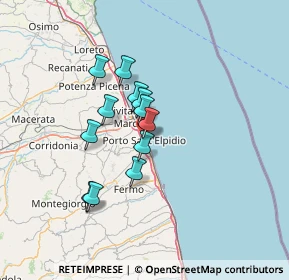 Mappa Via Goffredo Mameli, 63821 Porto Sant'Elpidio FM, Italia (10.46417)