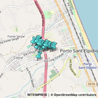 Mappa Via Malacaria, 63821 Porto Sant'Elpidio FM, Italia (0.21667)