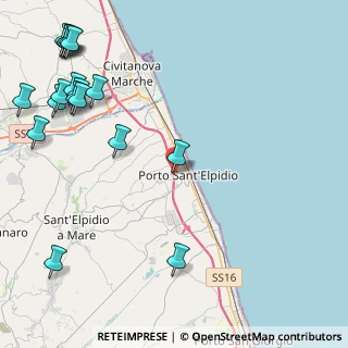 Mappa Via Malacaria, 63821 Porto Sant'Elpidio FM, Italia (6.49111)