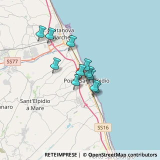 Mappa Via Malacaria, 63821 Porto Sant'Elpidio FM, Italia (2.43909)