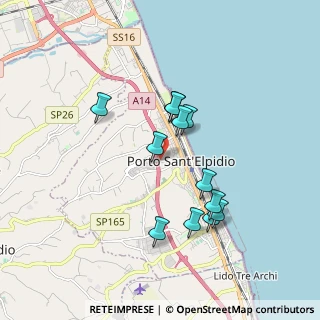 Mappa Via Malacaria, 63821 Porto Sant'Elpidio FM, Italia (1.62917)