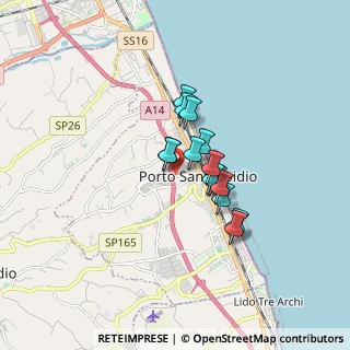 Mappa Via Malacaria, 63821 Porto Sant'Elpidio FM, Italia (1.10929)