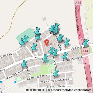 Mappa Via Palmiro Togliatti, 63821 Porto Sant'Elpidio FM, Italia (0.12083)