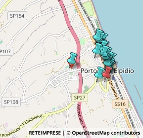 Mappa Via Palmiro Togliatti, 63821 Porto Sant'Elpidio FM, Italia (0.897)