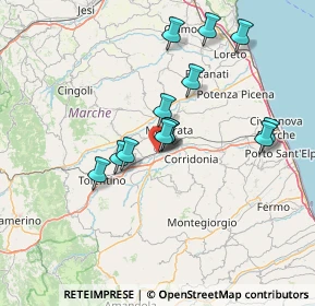 Mappa 62100 Sforzacosta MC, Italia (12.69769)