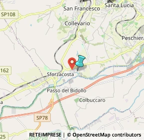 Mappa Via Martin Luther King, 62100 Sforzacosta MC, Italia (4.088)