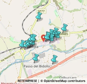 Mappa Via Martin Luther King, 62100 Sforzacosta MC, Italia (0.648)