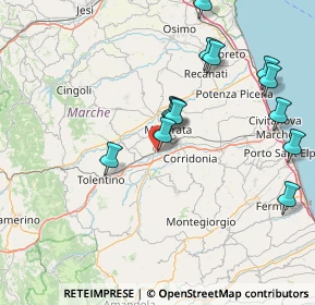 Mappa Via Martin Luther King, 62100 Sforzacosta MC, Italia (17.01154)