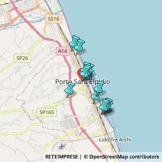 Mappa Unnamed Road, 63821 Porto Sant'Elpidio FM, Italia (1.21857)