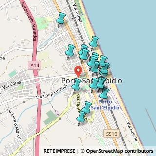 Mappa Unnamed Road, 63821 Porto Sant'Elpidio FM, Italia (0.358)