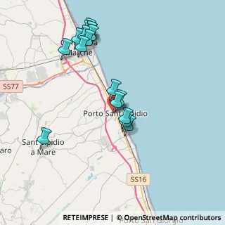 Mappa Unnamed Road, 63821 Porto Sant'Elpidio FM, Italia (4.11588)