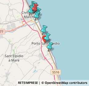 Mappa Unnamed Road, 63821 Porto Sant'Elpidio FM, Italia (4.35636)