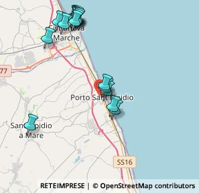 Mappa Unnamed Road, 63821 Porto Sant'Elpidio FM, Italia (4.51235)