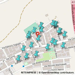 Mappa Via Luigi Settembrini, 63821 Porto Sant'Elpidio FM, Italia (0.12083)
