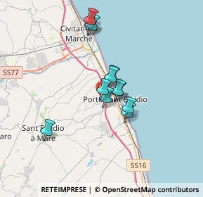 Mappa Via Luigi Settembrini, 63821 Porto Sant'Elpidio FM, Italia (2.635)