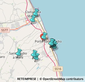 Mappa Via Luigi Settembrini, 63821 Porto Sant'Elpidio FM, Italia (3.04636)