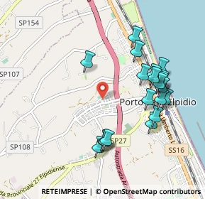 Mappa Via Luigi Settembrini, 63821 Porto Sant'Elpidio FM, Italia (1.0275)
