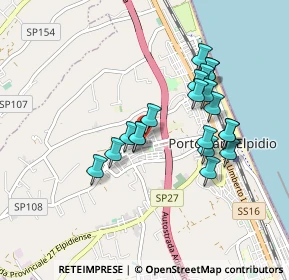 Mappa Via Luigi Settembrini, 63821 Porto Sant'Elpidio FM, Italia (0.819)