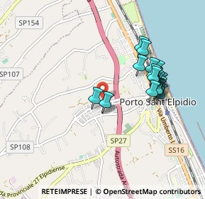 Mappa Via Luigi Settembrini, 63821 Porto Sant'Elpidio FM, Italia (0.892)