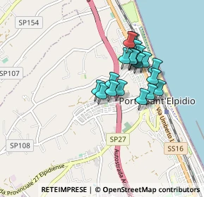 Mappa Via Luigi Settembrini, 63821 Porto Sant'Elpidio FM, Italia (0.7045)