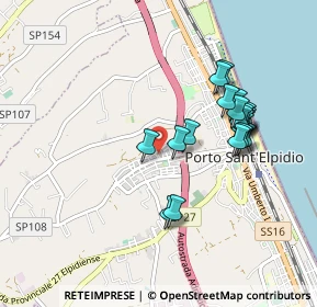 Mappa Via Luigi Settembrini, 63821 Porto Sant'Elpidio FM, Italia (0.884)