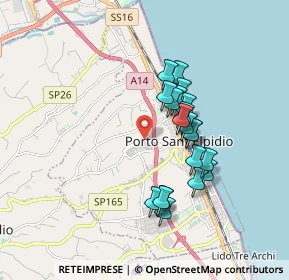 Mappa Via Luigi Settembrini, 63821 Porto Sant'Elpidio FM, Italia (1.5085)