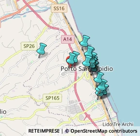 Mappa Via Luigi Settembrini, 63821 Porto Sant'Elpidio FM, Italia (1.4175)