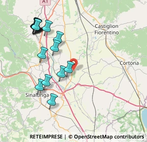 Mappa Unnamed Road, 52045 Foiano della Chiana AR, Italia (9.1225)