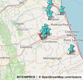 Mappa Via Giovanni XXIII, 62100 Macerata MC, Italia (13.99818)