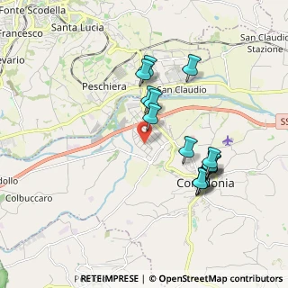 Mappa Via della Meccanica, 62014 Corridonia MC, Italia (1.79857)