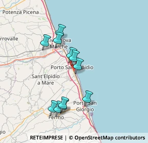 Mappa Via Michelangelo, 63018 Porto Sant'Elpidio FM, Italia (6.84545)