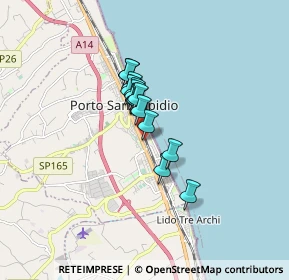 Mappa Via Michelangelo, 63821 Porto Sant'Elpidio FM, Italia (1.04071)