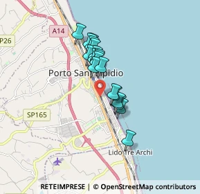 Mappa Via Michelangelo, 63018 Porto Sant'Elpidio FM, Italia (1.26105)